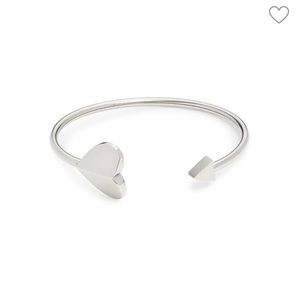Kate Spade Silvertone Arrow Cuff Bracelet NWT